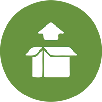 Icon that represents recycling