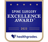 Spine Surgery Excellence Award, Healthgrades