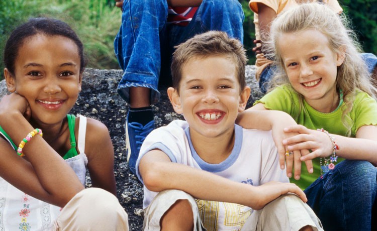 Kids at Camp Clover Bereavement Day Camp