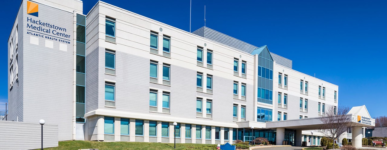 A photo of the facade of Hackettstown Medical Center.