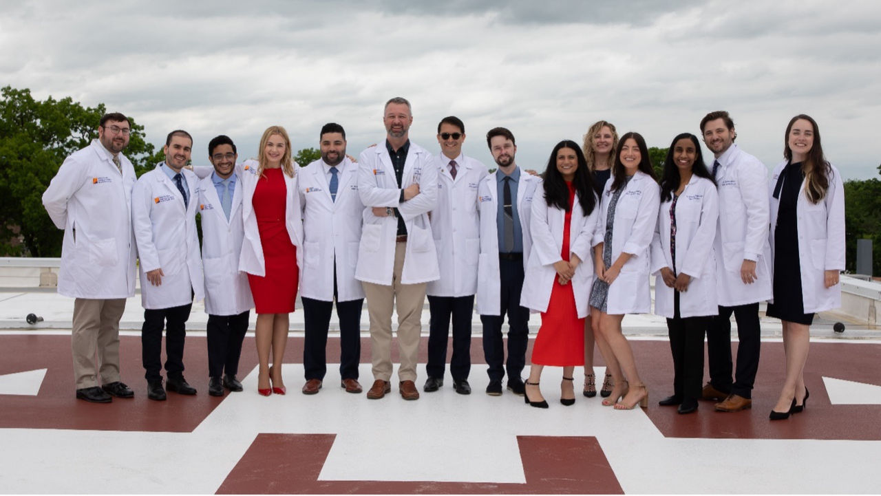 Group photo of the Morristown internal medicine residents.