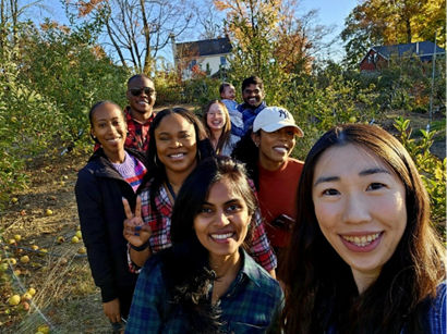 Selfie of residents